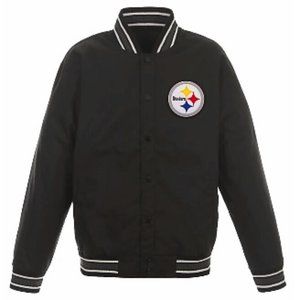 NEW! PITTSBURGH STEELERS POLY TWILL JACKET - MEN